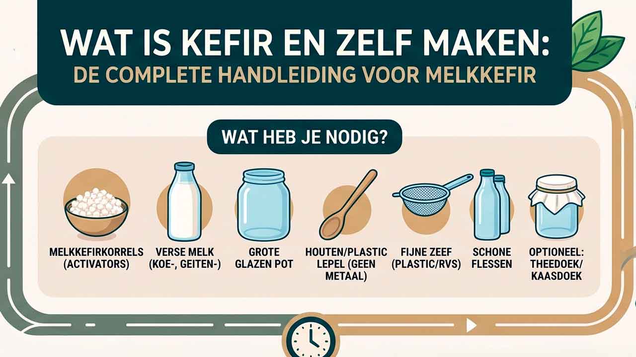 wat is kefir en zelf maken met levende melkkefirkorrels